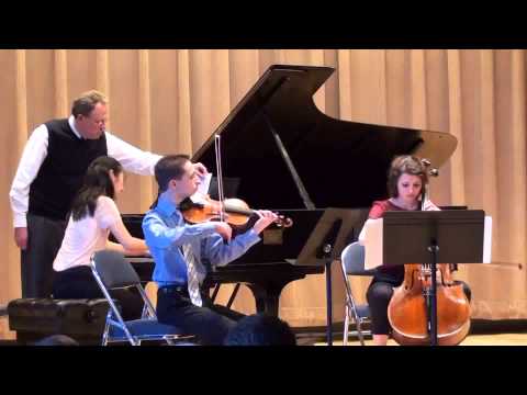 Myer Schwartz Piano Trio - Settlement Music School - Ravel, Piano Trio in A minor, 1st Movement
