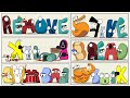 Alphabet Lore PARODY ALL COMPILATION Alphabet Lore Animation Mike Salcedo