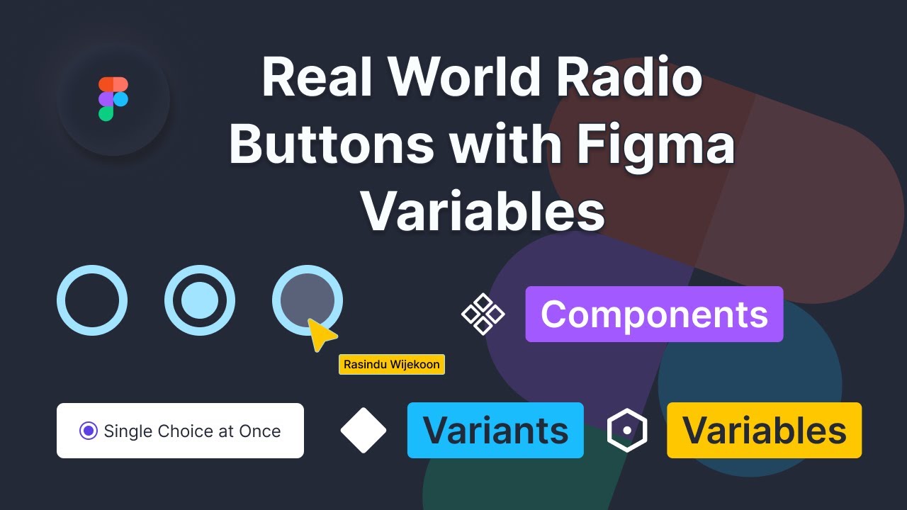 Create Realistic Radio Buttons with Figma Variables | Fast & easy