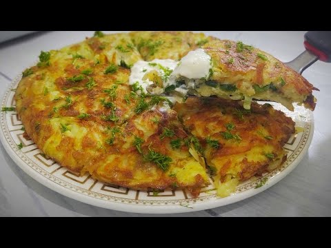 Лепешка из картофеля,  с начинкой/  БЫСТРЫЙ рецепт завтрака или ужина/ Breakfast