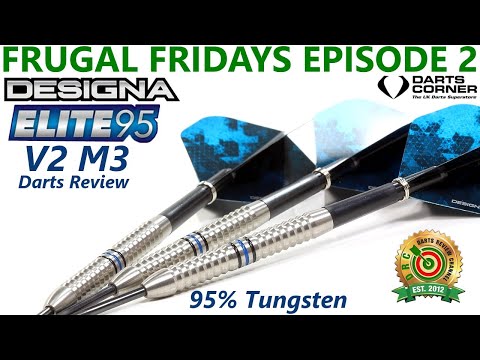 FRUGAL FRIDAY 2 DESIGNA ELITE 95 V2 M3 24G Great Value 95% Tungsten Darts