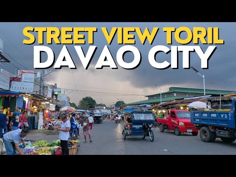 Exploring Toril Street View Davao City Walk Tour 4K