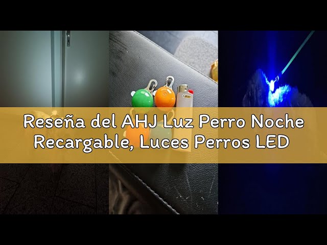 Vídeo relacionado con AHJ Luz Perro Noche Recargable, Luces Perros LED Arnes USB, Luz LED para Collar de Perro Recargable USB, 3 Modos de Iluminación, Luz de Seguridad para Deportes al Aire Libre y Pasear perro Gato