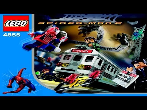 4855 LEGO Spiderman - Spider Man's Train Rescue (Instruction Booklet)