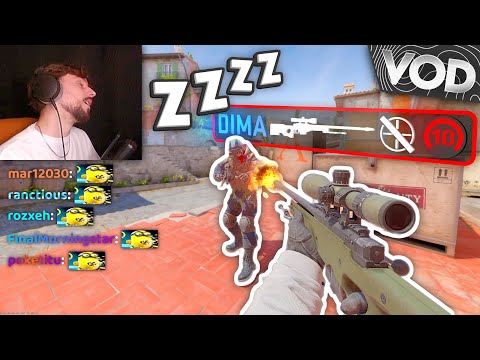 DIMA FALLS ASLEEP PLAYING INFERNO