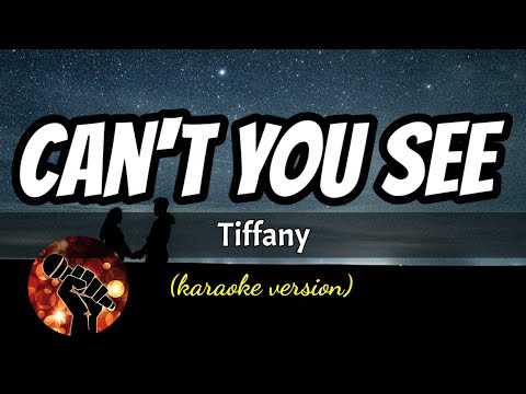 CAN'T YOU SEE - TIFFANY (karaoke version)