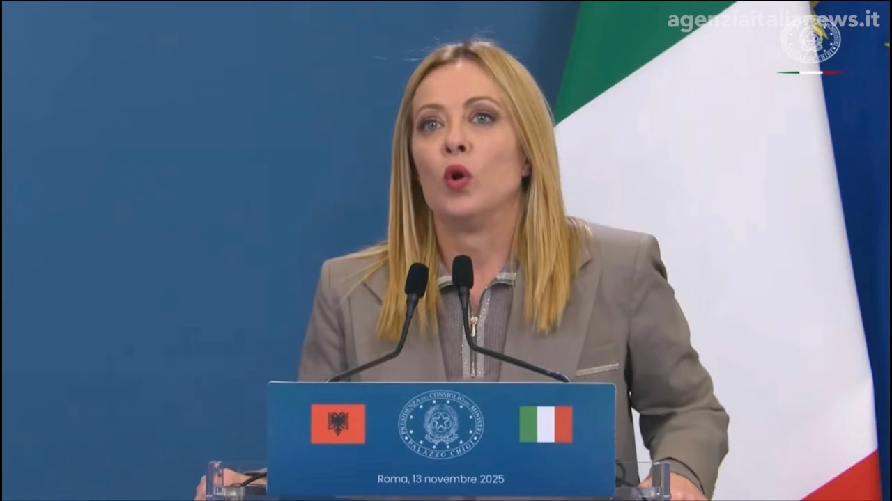 CENTRI IN ALBANIA, GIORGIA MELONI: “IL PROTOCOLLO VA AVANTI, NONOSTANTE TANTI FRENANO"