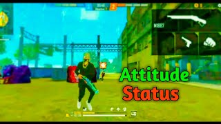 Free Fire 🔥 Attitude Status 😈 Free 😈 Fire ❌ Boys Attitude 👿Shayari 😈Status Video 💞