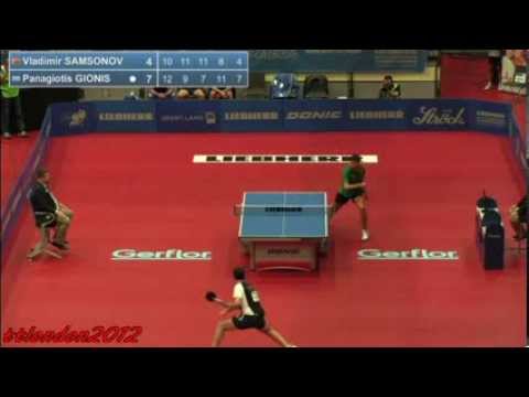 Vladimir Samsonov vs Gionis Panagiotis (European Championships 2013)