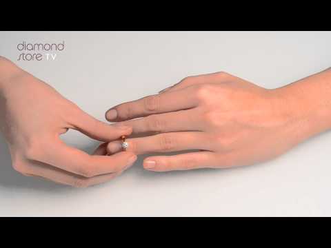 UT25 55A - High Set Chloe 18K Gold 0.33ct Diamond Engagement Ring 0.33CT