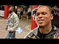 Fan SHOOTS FART at Anthony Yarde during interview after Zhang KO of Joyce!