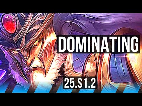 TRYNDAMERE vs TALON (MID) | Dominating | NA Master | 25.S1.2