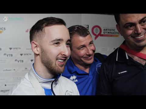 Artem Dolgopyat (ISR) Interview 2019 Worlds Stuttgart - Floor Final