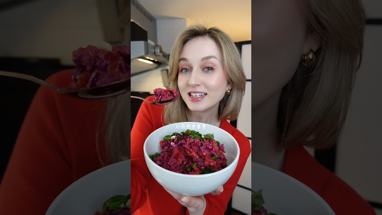 また海外のSNSから面白いサラダ🥗