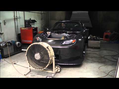 20B PP MX 5 on the dyno - 333rwkW