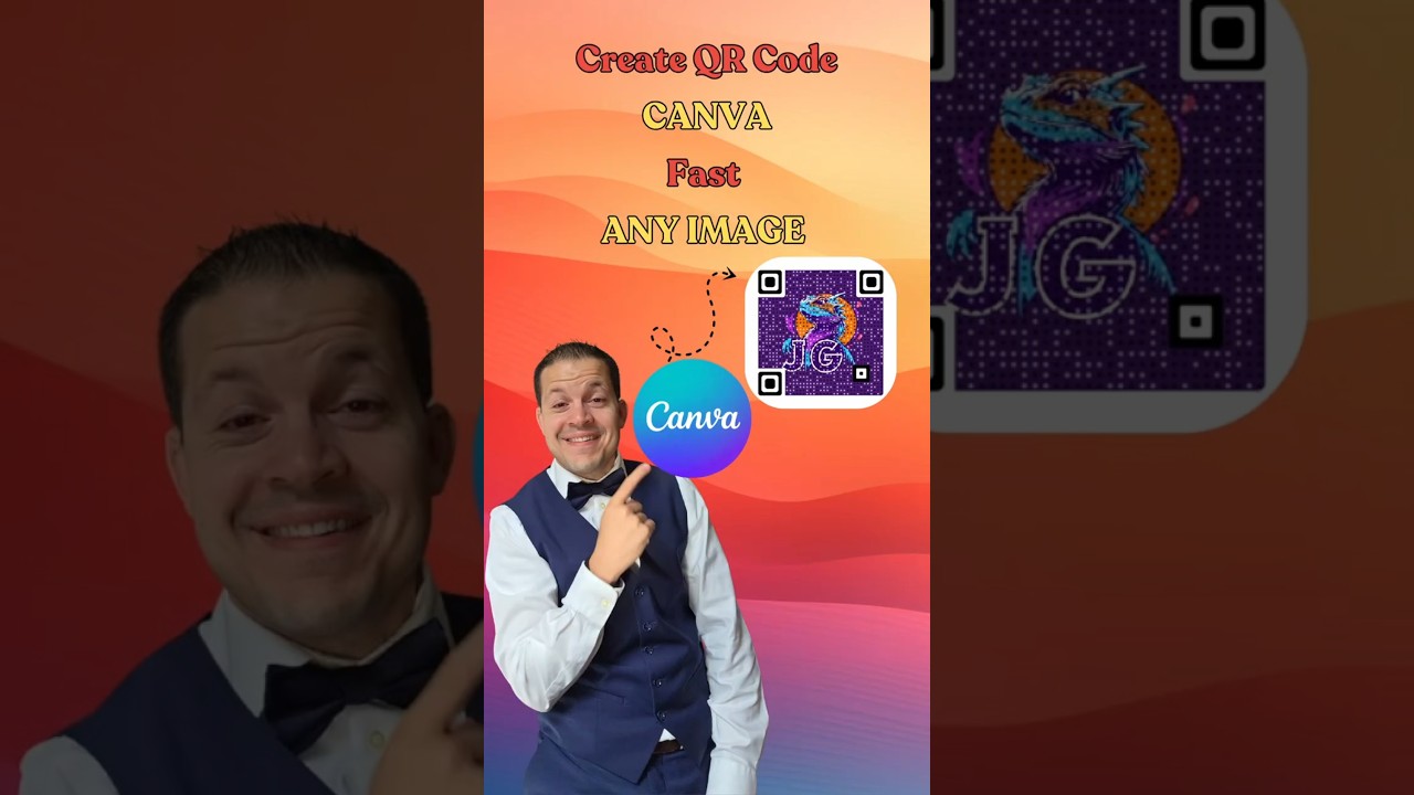 How to Create a QR Code in Canva FAST w/ any image (2025 Step‑by‑Step Tutorial)