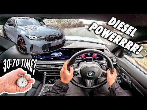 BMW M340D REVIEW *POV* // MORE TORQUE than a Lamborghini Aventador!