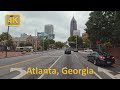 Driving in Midtown Atlanta, Georgia - 4K60fps