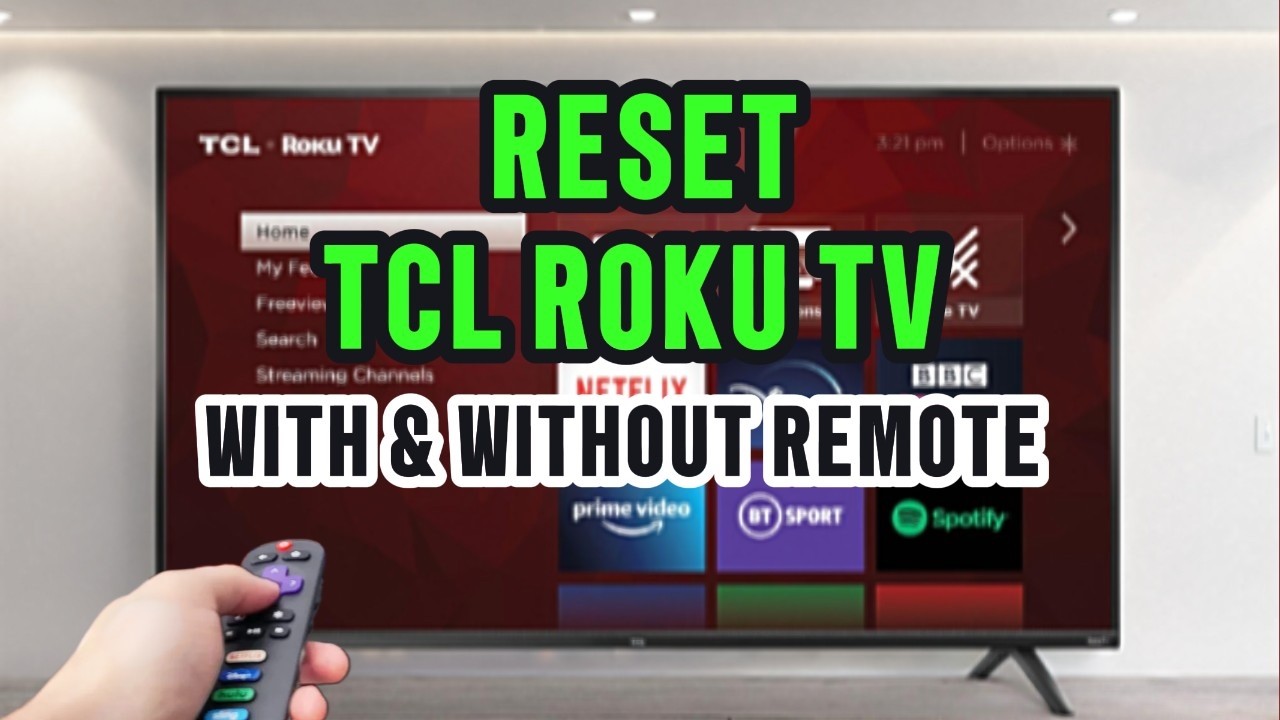 How To Reset TCL Roku TV with and without Remote: Every Working Method Step by Step video thumbnail
