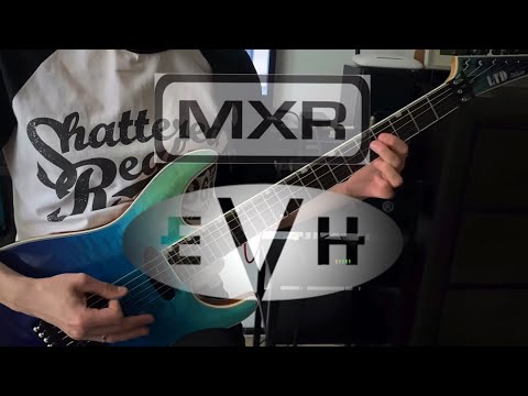 ESP LTD MH-1000HS in action with MXR EVH 5150 Overdrive Pedal
