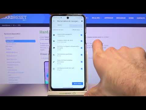 Cómo borrar el historial y cookies en LG K52 - borrar datos de navegación