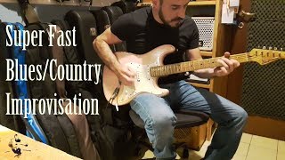 Leo Scala Backbone - Fast Blues Improvisation - Moreno Viglione