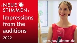 NEUE STIMMEN 2022 – Impressions from the auditions