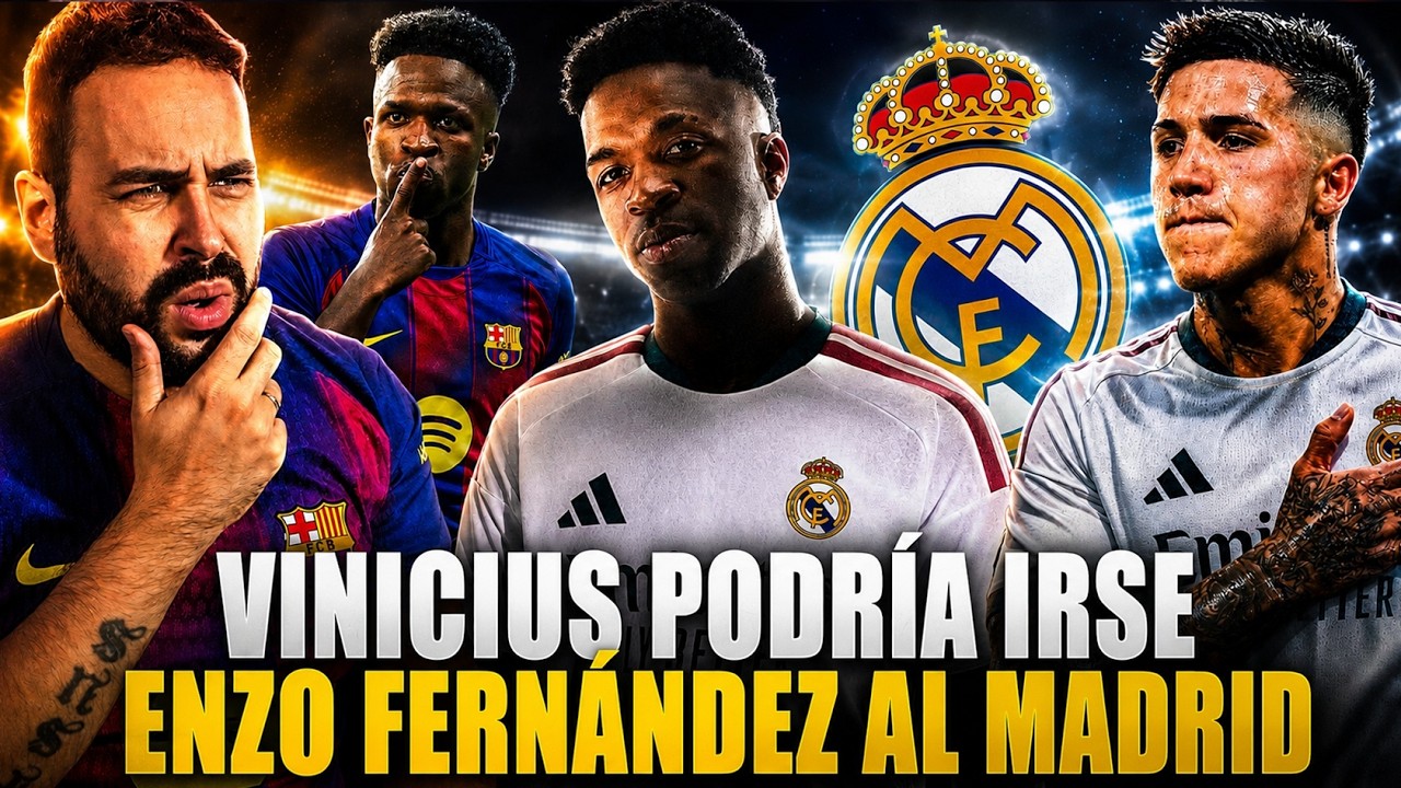 💣BOMBA: ¡VINICIUS PODRÍA IRSE del REAL MADRID! ¿GRATIS al BARÇA? - MOURINHO PIDE a ENZO FERNÁNDEZ