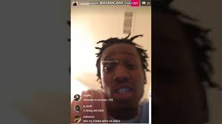 Memo600 on Live instagram dissing FBG