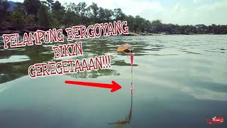 preview picture of video 'Mancing Ikan Tawes.. Lihat Pelampungnya Bergoyang bikin Kaget'