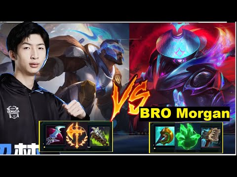 Xiao Chao Meng Vs BRO Morgan - Morgan Thở Oxy Với Pantheon Trong Tay Xiao Chao Meng