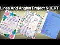 Maths Project Class 7 NCERT - Lines And Angles Chapter No 5 - Types Of Angles