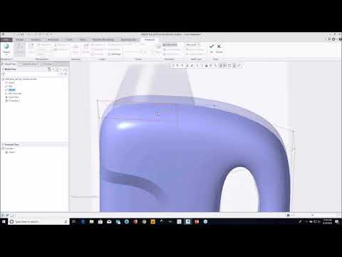 Freeform Surfacing in Creo 5.0
