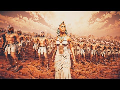Cleopatra Lead Egyptian Army Against Ancient Greece | Ultimate Epic Battle Simulator 2 | UEBS 2