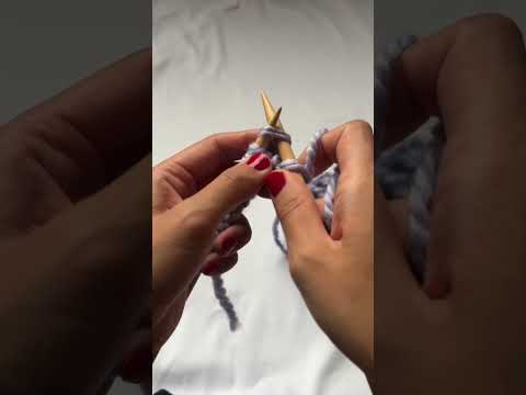 How to knit for beginners: The Knit Stitch (knitting 101)