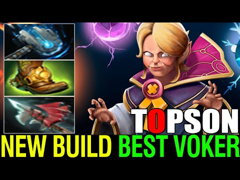 TOPSON [INVOKER] GODVOKER New Meta Item Build - Dota 2 Pro Gameplay 7.32E