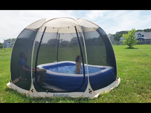 Alvantor Schnell Aufbaubarer Faltpavillon/ Pop-Up-Überdachungszelt/ Gartenpavillon