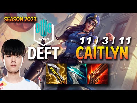DK Deft CAITLYN vs JHIN ADC - KR Ranked