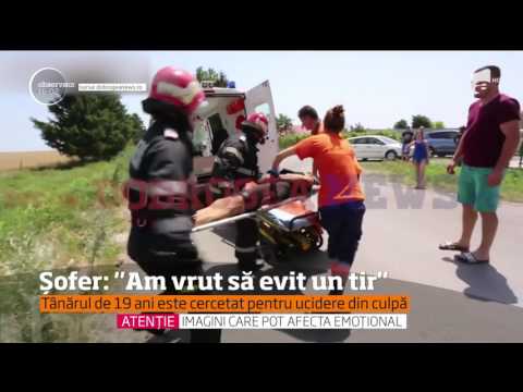 Şoferul care a spulberat cu maşina trei turişti englezi veniţi să ne viziteze ţara pe biciclet