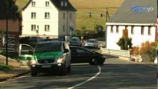 preview picture of video 'Unfall PKW Krad in Weißbach (Sachsen) 13.10.2008'