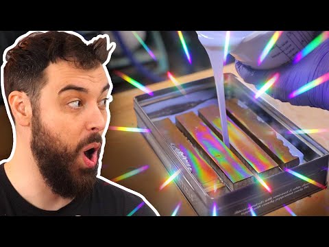 DIY Resin That BENDS Light Into Rainbows