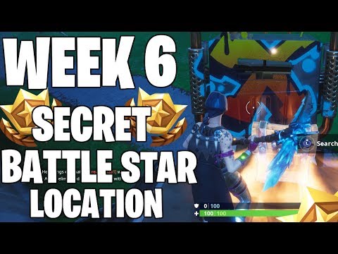 WEEK 6 SECRET BATTLE STAR LOCATION! FREE TIER! SEASON 6