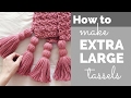 How to Make Extra Large Tassels for a Blanket