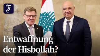 Wadephul bespricht im Libanon Hisbollah-Entwaffnung