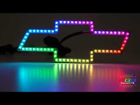 LED Emblem Multicolor Chevrolet 2007-2023