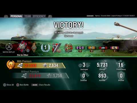World of Tanks - PS4 - Leopard PT A - 1st Class - *** 3rd Mark of Excellence / Wot Console