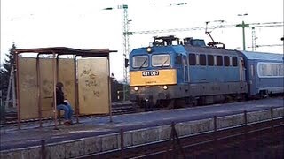 preview picture of video '431 067 halad át Újszászon 367 Hargita InterCity-vel'