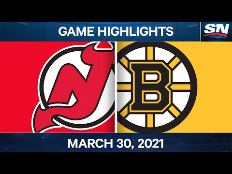 NHL Game Highlights | Devils vs. Bruins - Mar. 30, 2021