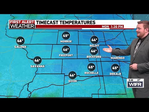 Above average temperatures return to end the weekend for the stateline