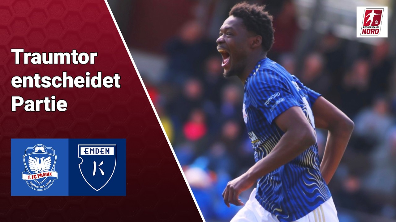 1. Phönix Lübeck vs Kickers Emden Highlights